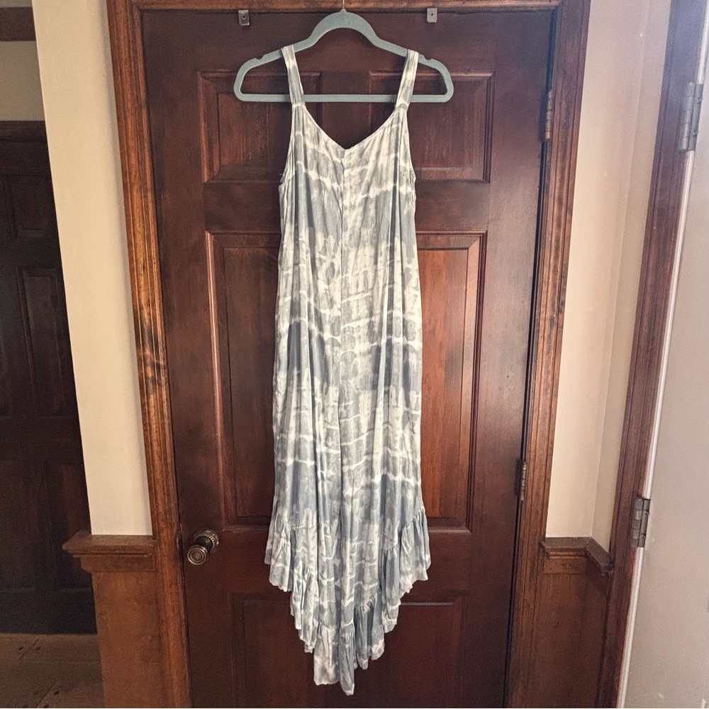 Japna jumpsuit. Boho. Size small. Tie die gray